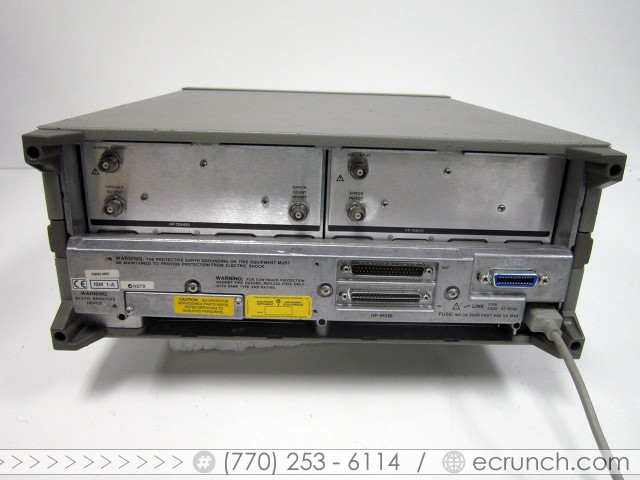 HP 70001A MAINFRAME W/ 70841B PATTERN GENERATOR & 70842B 