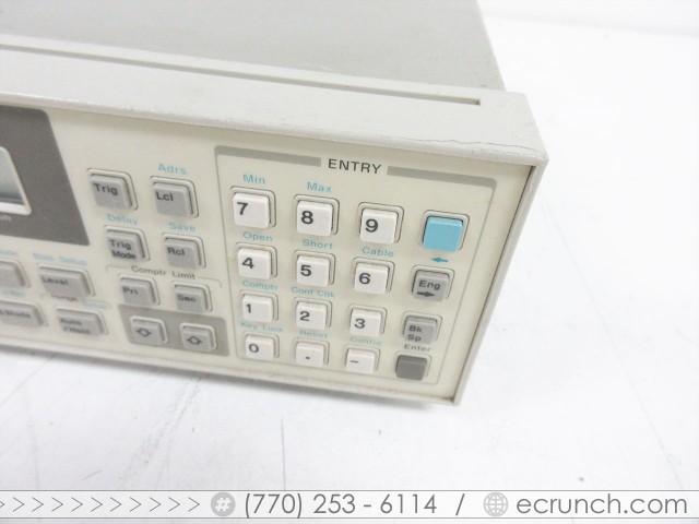 Hp 4263a Lcr Meter 001 ~ Agilent Keysight 4263a-001 