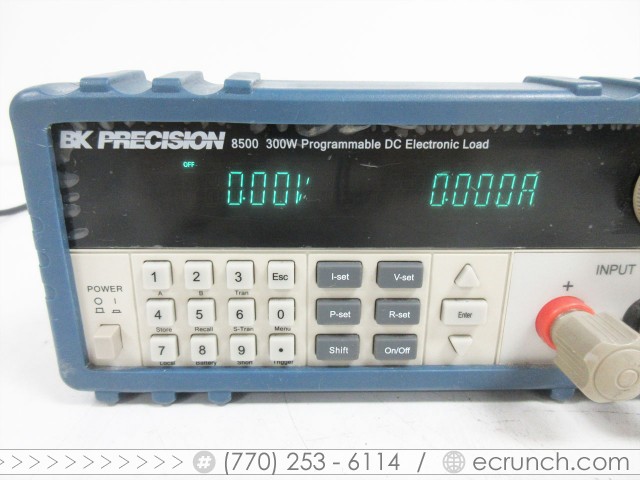 BK PRECISION 8500 PROGRAMMABLE DC ELECTRONIC LOAD 120V 30A 300W ...