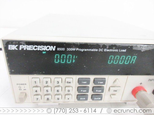 BK PRECISION 8500 PROGRAMMABLE DC ELECTRONIC LOAD 120V 30A 300W - NO ...